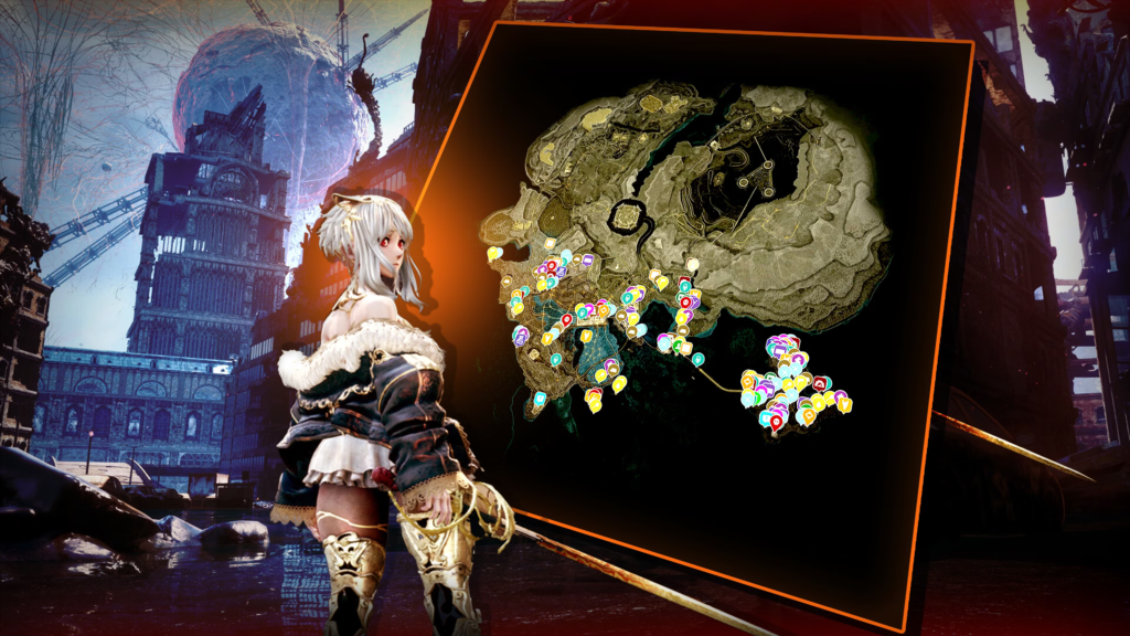 Mapa interactivo de Code Vein 2