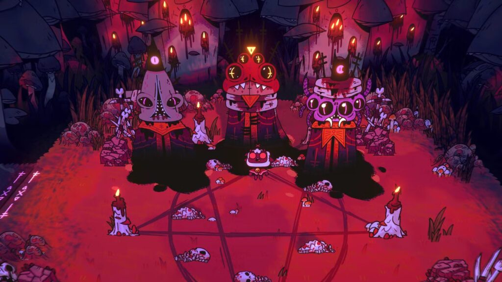 Todos los íconos del mapa de Cruzada en Cult of the Lamb