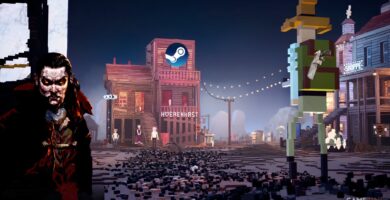 El nuevo shooter de mundo abierto en Steam convierte cada reinicio de tiempo tipo Deathloop en un frenesí de construcción al estilo Vampire Survivors