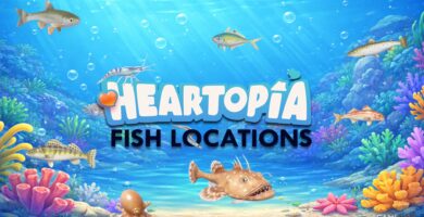Dónde encontrar todos los peces en Heartopia