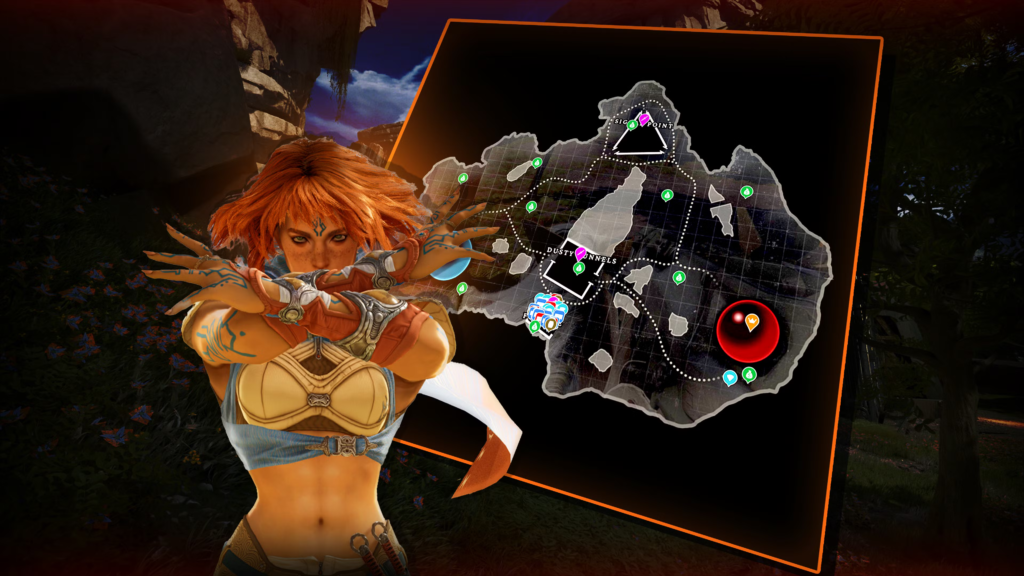 Mapa interactivo de Highguard Dustline