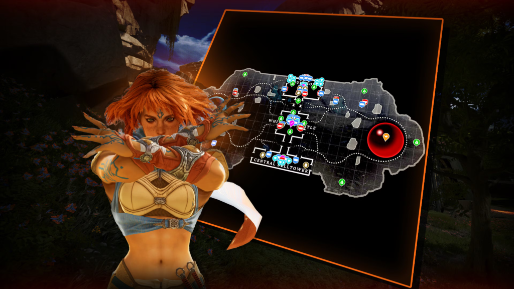 Mapa interactivo del Reino de la Alta Guardia