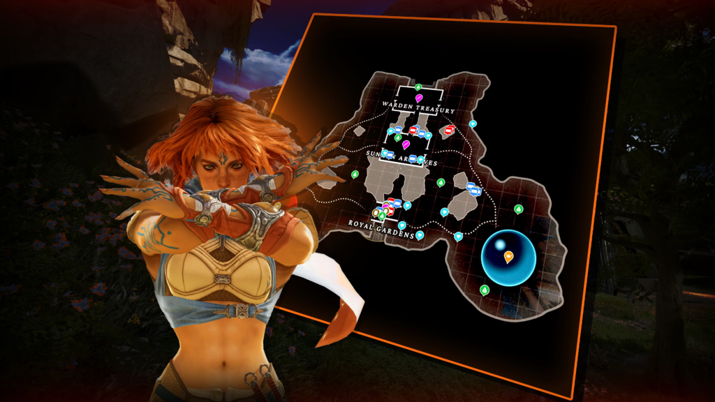 Mapa interactivo de Highguard Vesper City