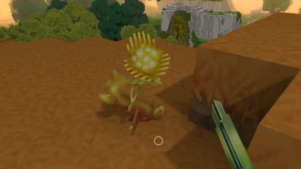 Ubicación del cardo tormentoso en Hytale