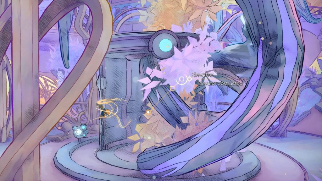 Cómo desbloquear el ascensor obstruido en Mio: Recuerdos en órbita