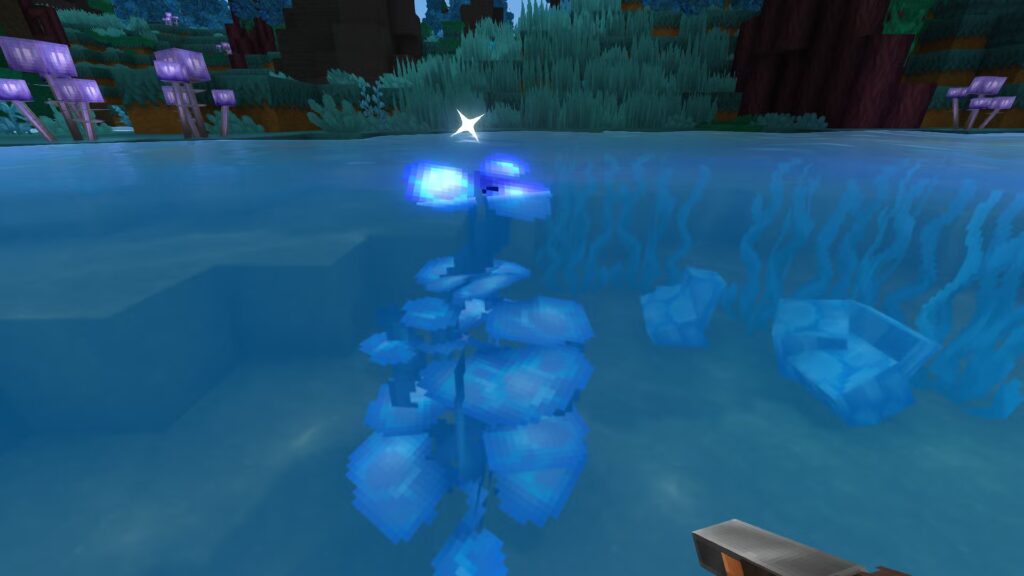 Ubicación de algas azules en Hytale
