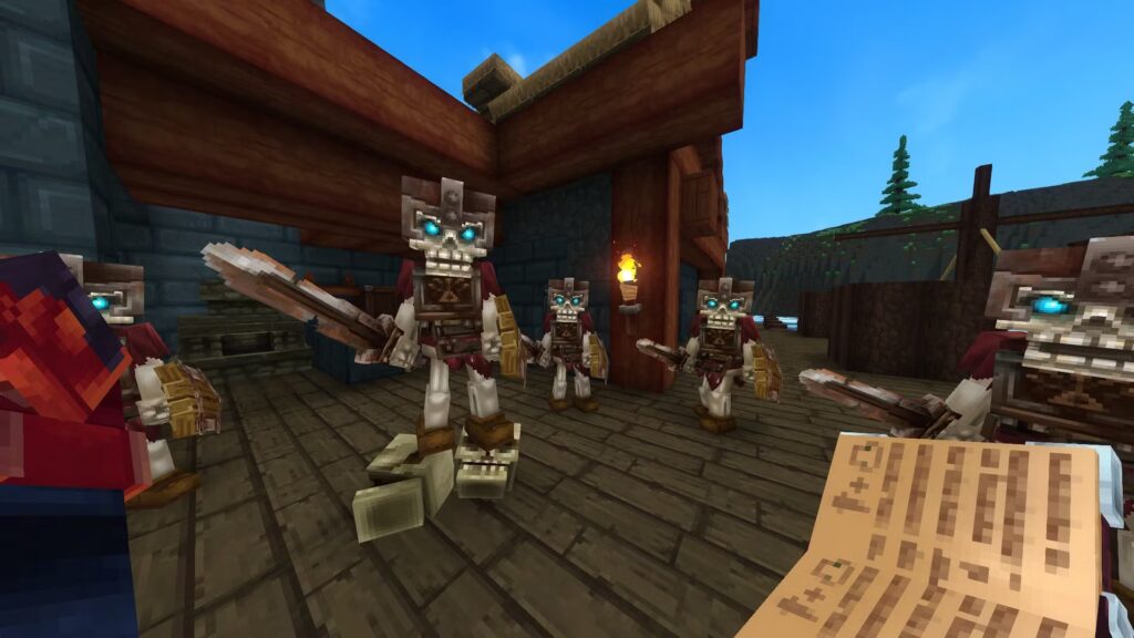 Cómo obtener el grimorio del nigromante e invocar esqueletos en Hytale