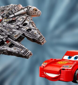 Fan de LEGO convierte la construcción de Lightning McQueen en el Halcón Milenario