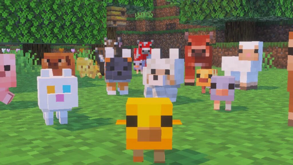 Minecraft revela nuevos elementos y Baby Mobs para el próximo lanzamiento del juego