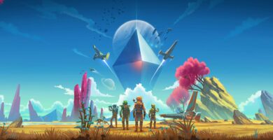 El jugador de No Man's Sky construye una enorme ciudad Cyberpunk
