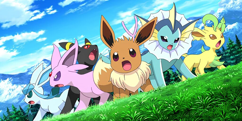 Los miembros de la familia Eevee más poderosos del anime, clasificados
