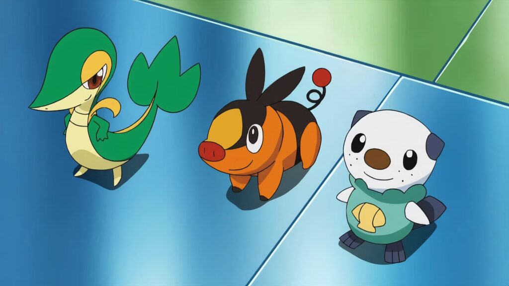 Pokémon Fan Art imagina a los iniciadores de la región de Teselia como Pokémon Gen 1