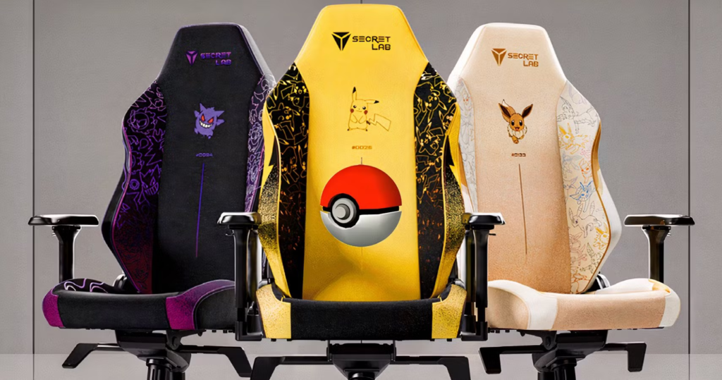 La colección Pokémon de Secretlab revela sus iniciadores en la nueva colaboración Titan Evo