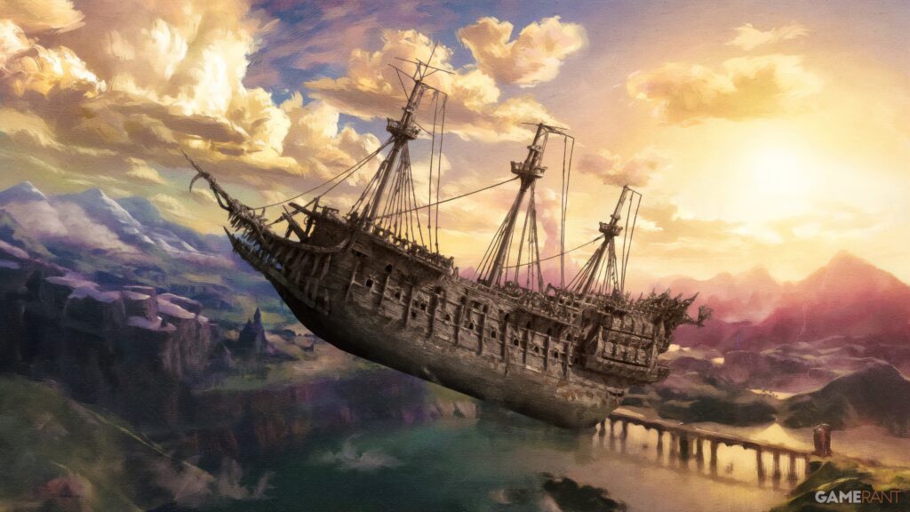 Los jugadores de Tears of the Kingdom construyen el barco pirata Flying Dutchman
