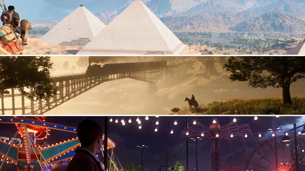 Los mejores lugares emblemáticos de los juegos de mundo abierto