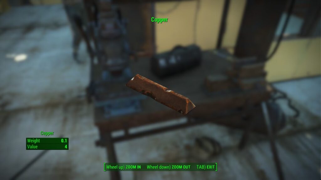Cómo cultivar cobre ilimitado (e identificación de cobre) en Fallout 4