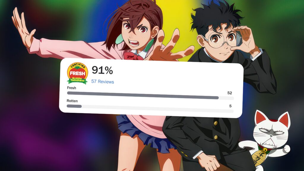 La película de anime criminalmente subestimada 91% Rotten Tomatoes del estudio detrás de Dandadan