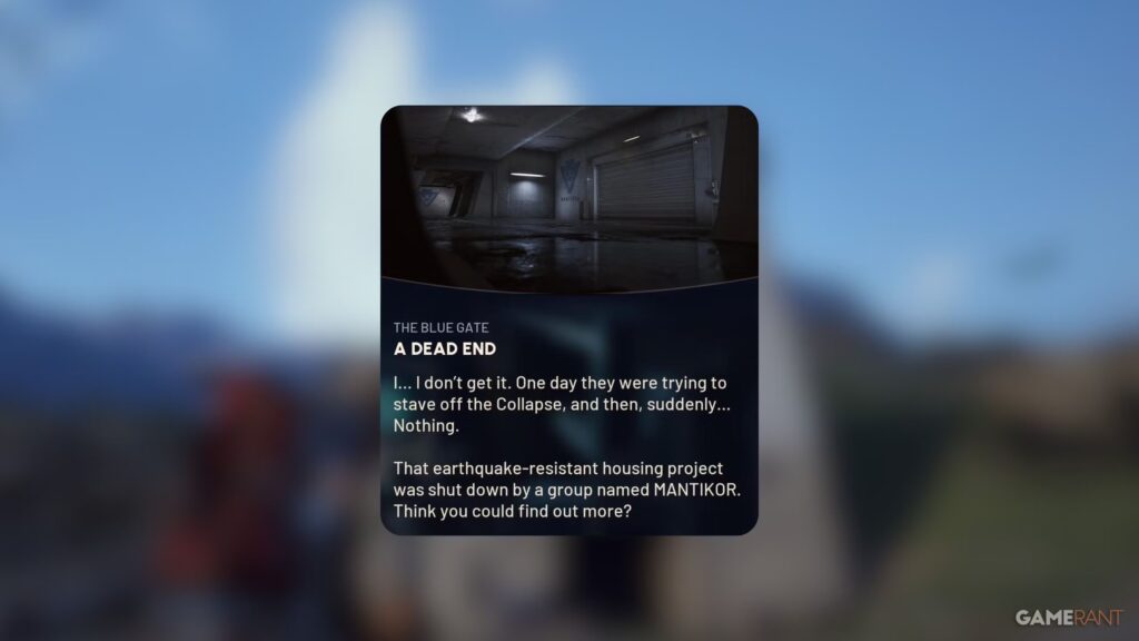 Dónde encontrar la instalación subterránea MANTIKOR (una misión sin salida) en ARC Raiders