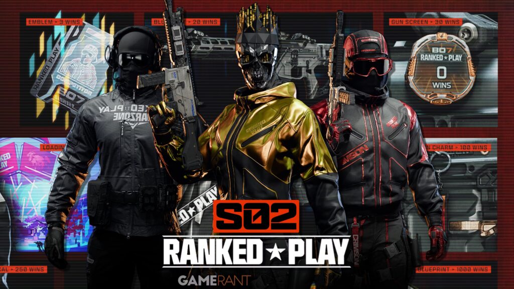 Todas las recompensas de juego clasificado de Black Ops 7 y Warzone temporada 2