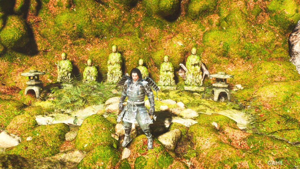 Todos los estados en guerra Seis ubicaciones de Jizo en Nioh 3