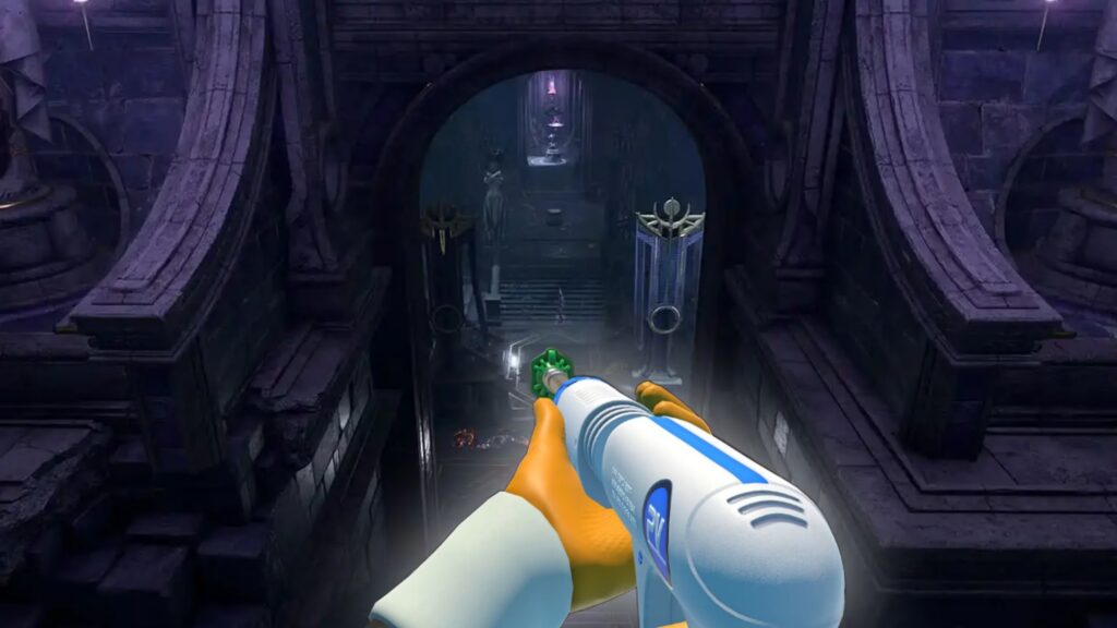 El nuevo juego es PowerWash Simulator combinado con lo que sucede después de la lucha silenciosa en la biblioteca de Baldur's Gate 3