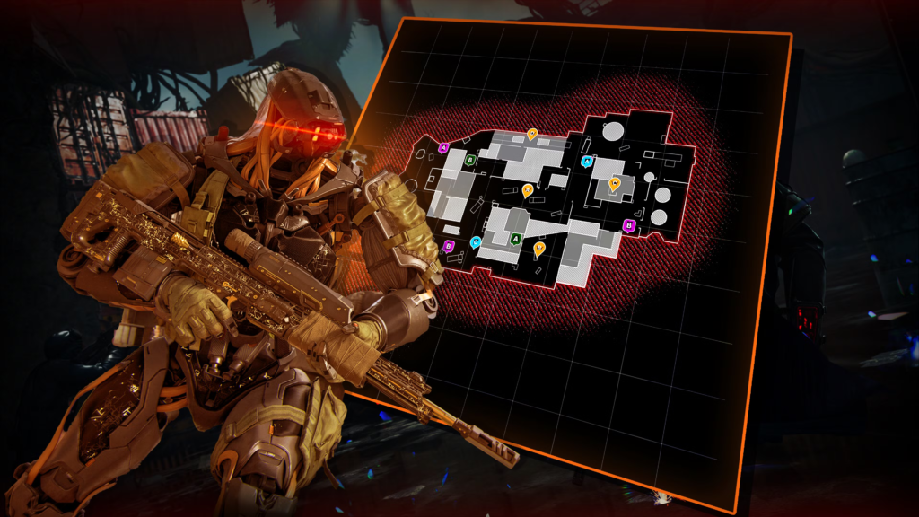 Mapa interactivo marginal multijugador de Black Ops 7