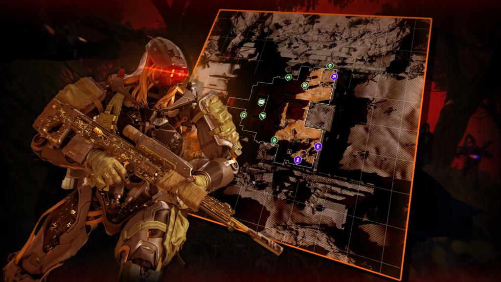 Mapa interactivo de Marte - CoD: Black Ops 7 Zombies