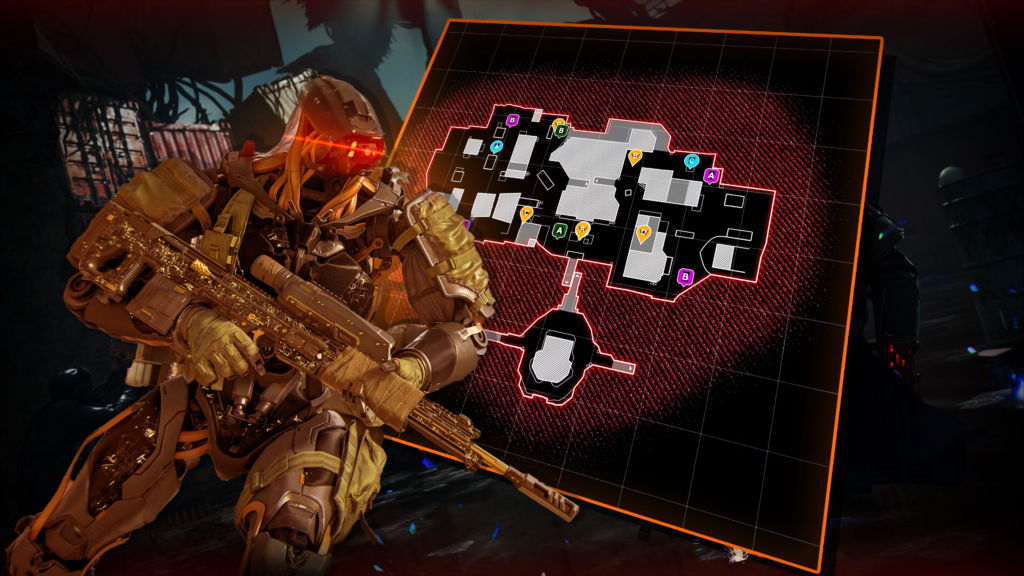 Mapa interactivo Tormento multijugador de Black Ops 7