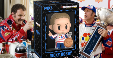20 años después, los fanáticos de la película más divertida de Will Ferrell pueden agitar y hornear con el nuevo coleccionable de Ricky Bobby