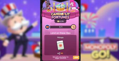 Recompensas e hitos de Monopoly GO Candle-Lit Fortunes