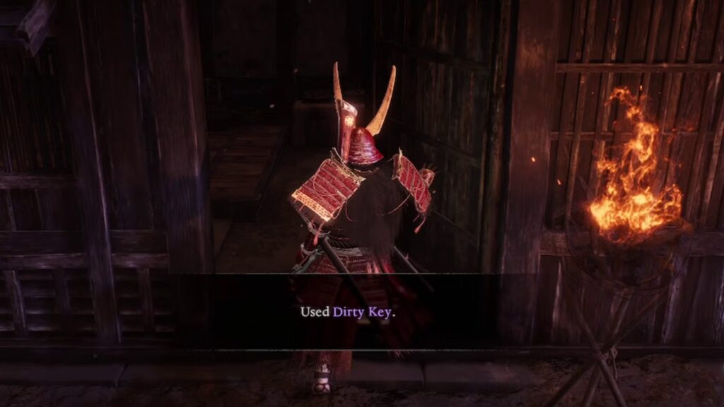 Cómo abrir una puerta cerrada en el río Tenryu en Nioh 3 (llave sucia)