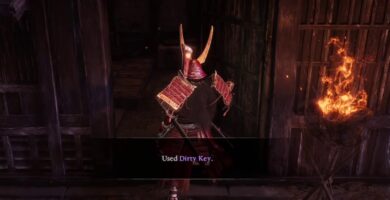 Cómo abrir una puerta cerrada en el río Tenryu en Nioh 3 (llave sucia)