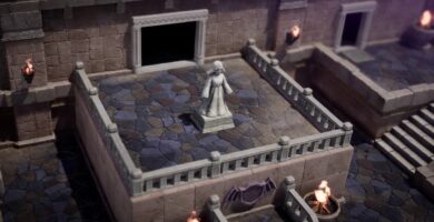 Solución del rompecabezas del Santuario de Cirrus en Dragon Quest 7 reinventado