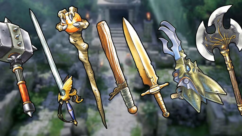 Todas las ubicaciones de armas en Dragon Quest 7 reinventadas