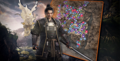 Nioh 3 - Mapa interactivo (Estados en guerra)