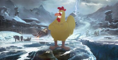 Nuevo e impactante juego de PS5 protagonizado por un guerrero pollo y sí, lo digo en serio
