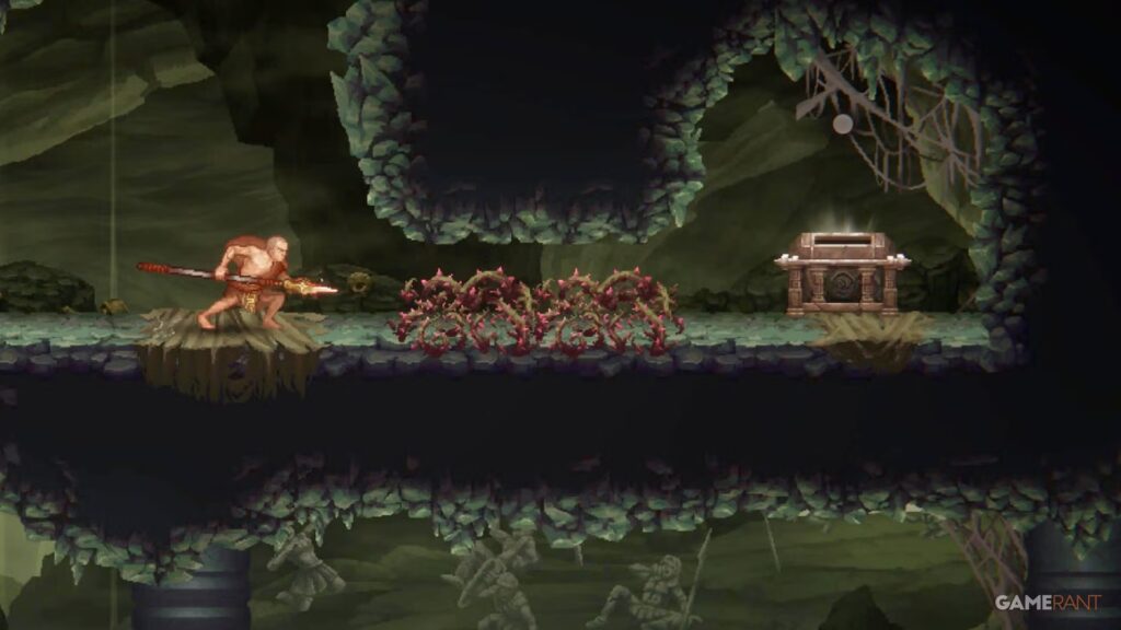 Quema espinas pasadas en GOW Sons of Sparta