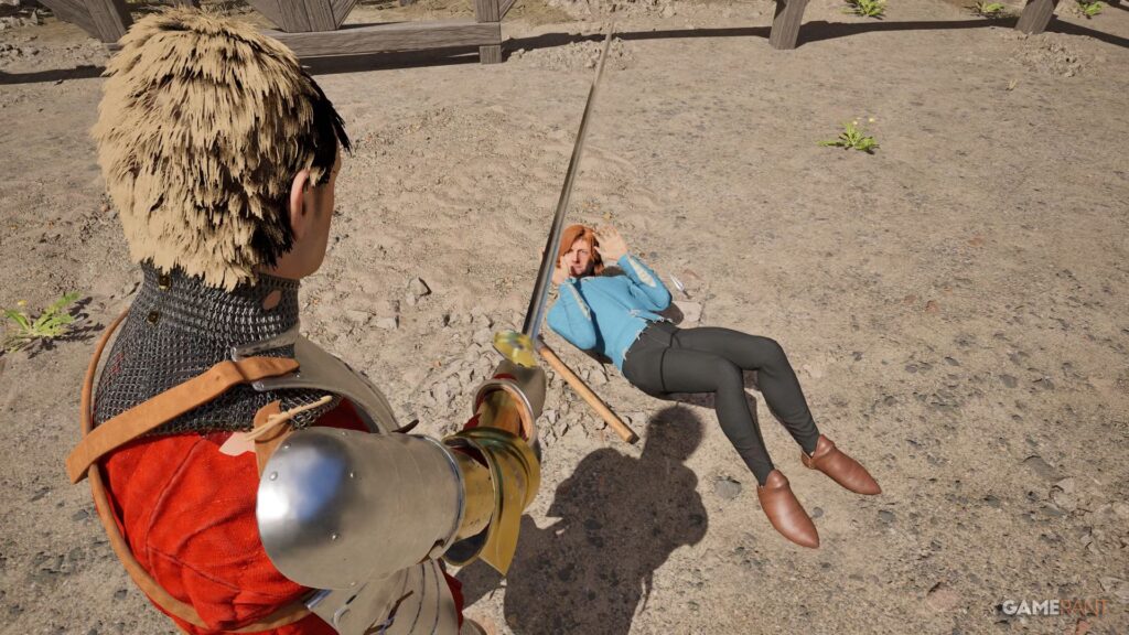 Cómo burlarse con media espada y hacer que los enemigos se rindan