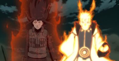El crecimiento de Naruto en la Cuarta Gran Guerra Ninja