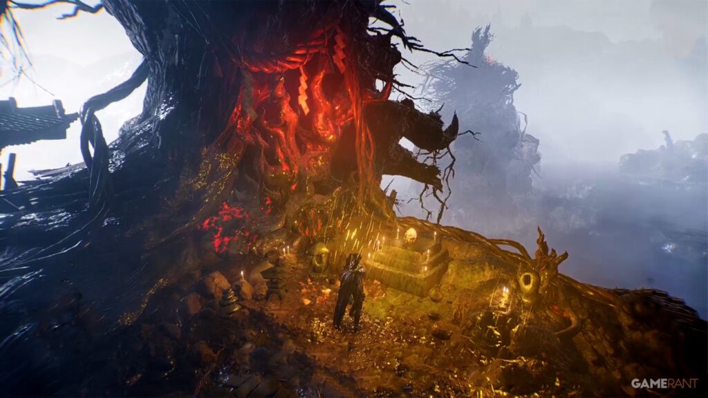 Cómo calmar a Daidara Bocchi en Nioh 3 (mito del desastre en el lago Hamana)