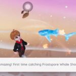 Ubicación del tiburón ballena Frostspore en Heartopia