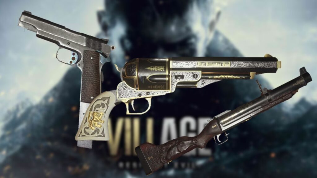 Cómo conseguir todas las armas y armas en Resident Evil Village