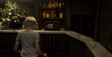 Código de seguridad de bar y salón en RE9