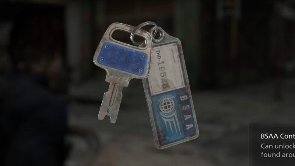 Ubicación de la clave del contenedor BSAA en RE9