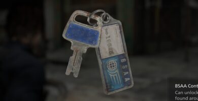 Ubicación de la clave del contenedor BSAA en RE9