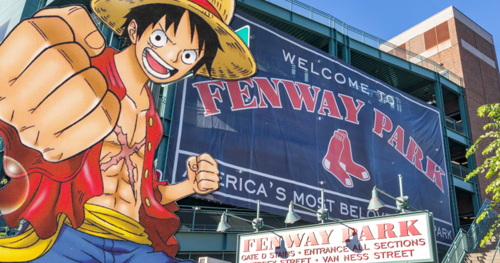 Luffy abandona Grand Line para ir a Boston en la nueva colaboración de One Piece x Red Sox