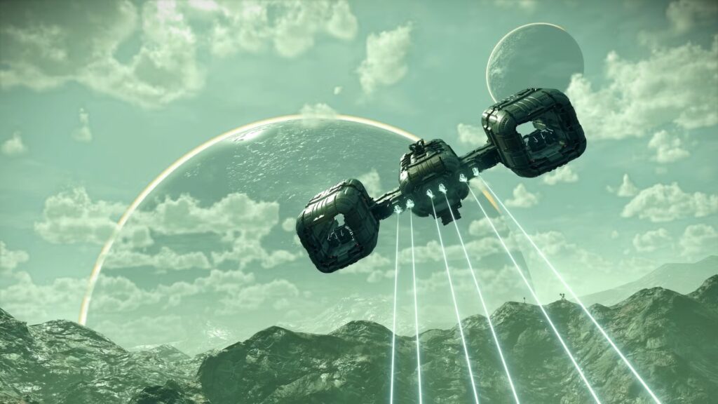 No Man's Sky Player construye un circuito increíble para carreras de naves espaciales