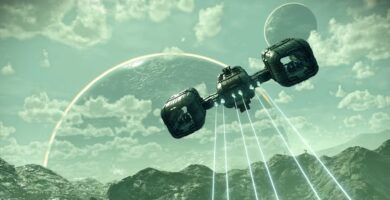 No Man's Sky Player construye un circuito increíble para carreras de naves espaciales