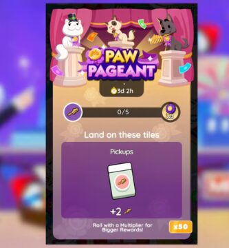 Recompensas e hitos del concurso Monopoly GO Paw