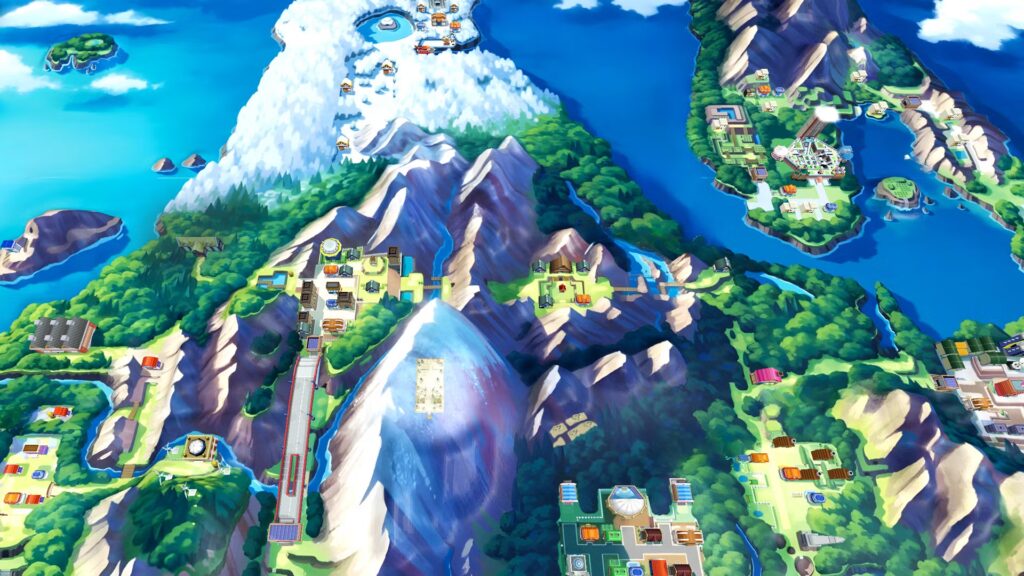 Un fan de Pokémon comparte un increíble mapa interactivo en 3D de Sinnoh